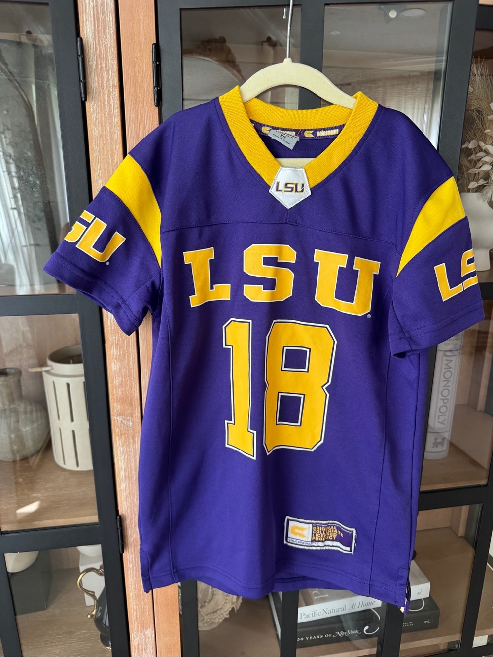 LSU Tigers jersey Colosseum Hail Mary II Football Louisiana state university #18